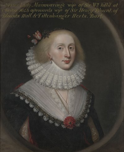 Portrait of Hester, Lady Mainwaring, Later Lady Blount (née Wase) (circa 1620-1678) by Cornelis Janssens van Ceulen